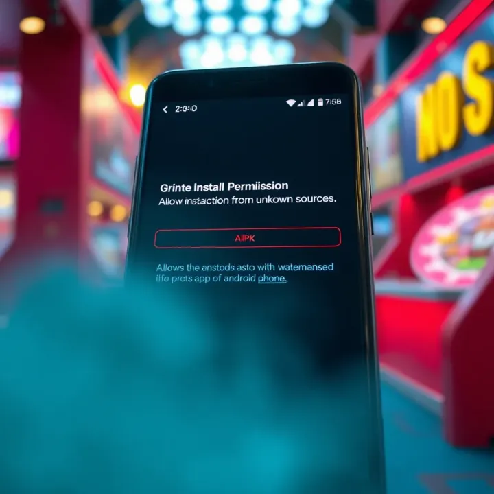 Notification prompt for allowing installation from unknown sources on Android device