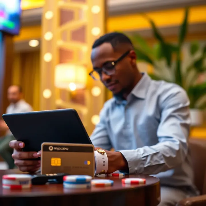 Secure payment options and verification icons for Nigerian mobile casino transactions
