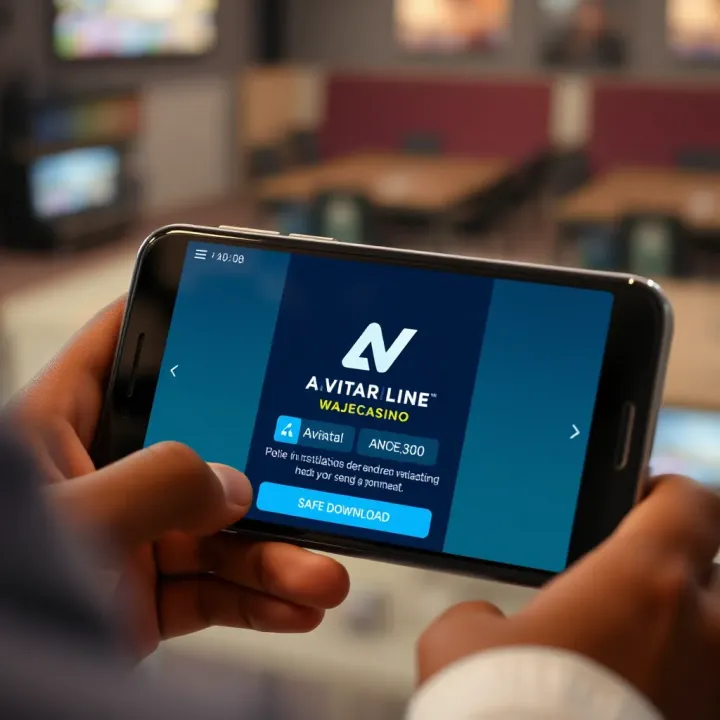 Safe Download and Installation of Aviator Wajecasino APK Secure download and installation process of Aviator Wajecasino APK on a smartphone