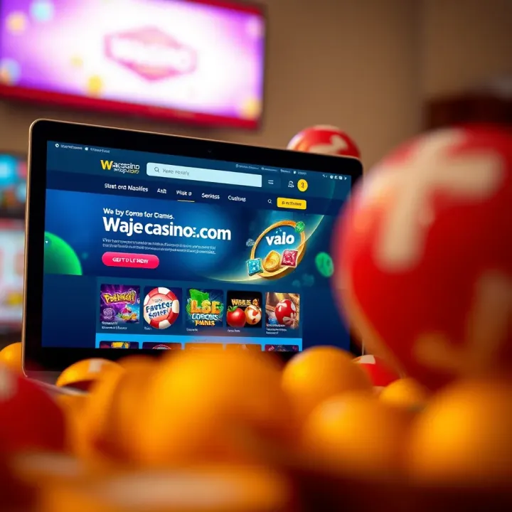 Screenshot showing the Wajecasinoshop.com homepage optimized for Nigerian online gaming users