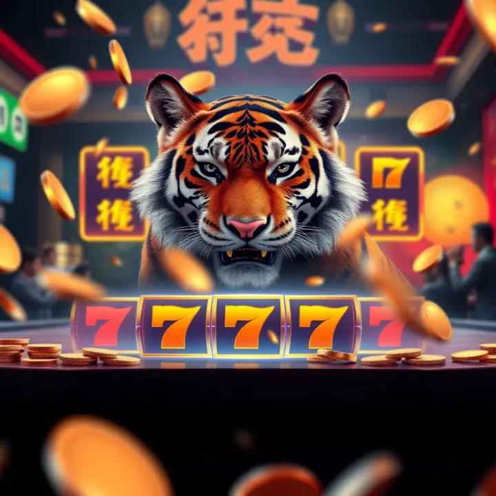Bonus Rounds and Winning Strategies in Fortune Tiger Slot Illustration of bonus rounds and winning combinations in Fortune Tiger slot with coins and jackpot icons