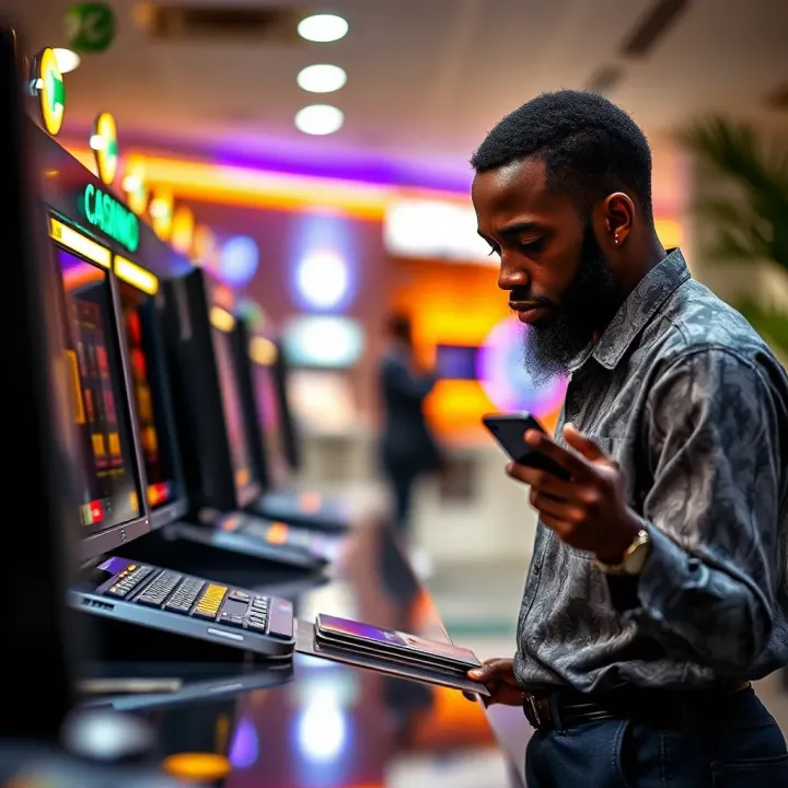 Nigerian player making a secure deposit using local payment options on WajeCasino
