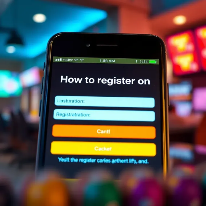User interface showcasing the registration form on Old Wajecasino Mobile Lite