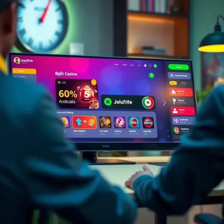 Dashboard displaying account balance and promotional offers on Shop WajeCasino