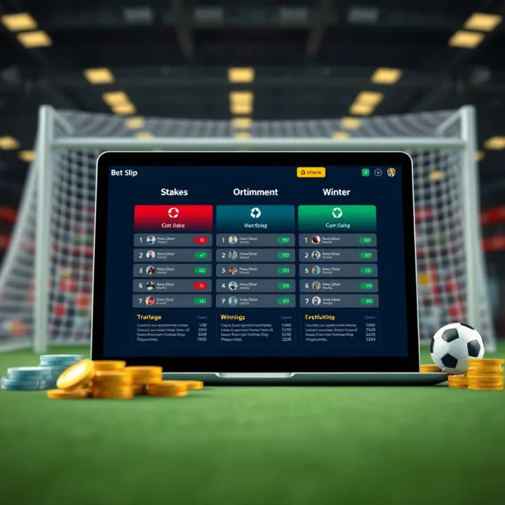 Graphic depicting strategies to optimize stakes and potential winnings on a betting platform