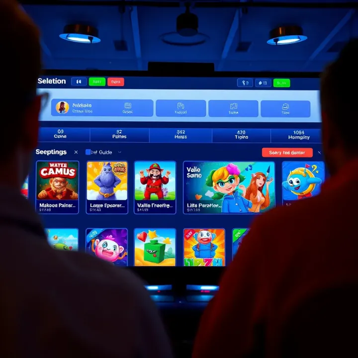 User interface of Wajecasino Shop showing game selection and navigation