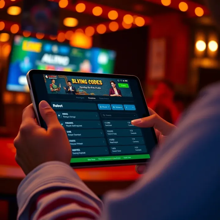 Illustration showing the WajeCasino South Africa booking code interface on a digital device screen