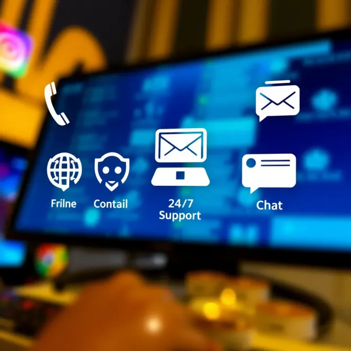 Effective Contact Options for Wajecasino Customer Service Illustration of various contact methods such as phone, email, and chat for Wajecasino support