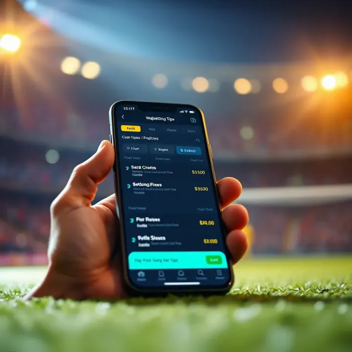 Expert Betting Tips for La Liga Weekend Fixtures Smartphone displaying betting odds and predictions for upcoming La Liga matches