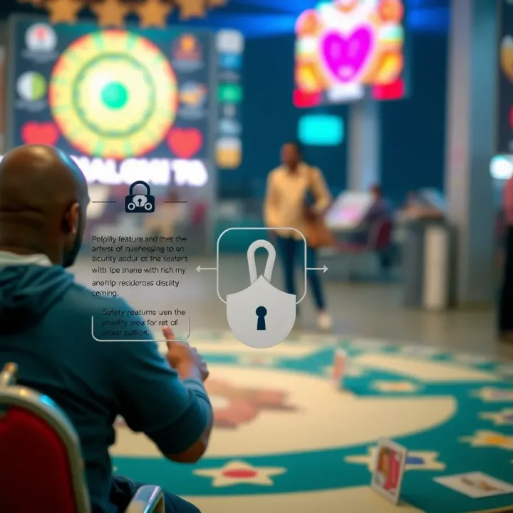 Security and Safety Features for Nigerian Users on WajeCasino Partners Diagram illustrating safety measures and security features for Nigerian users on WajeCasino Partners APK