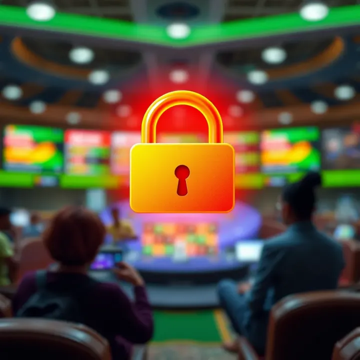 Illustration of password management and security tips for WajeCasino users