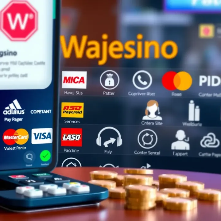 Various digital payment options and customer support icons representing convenience and assistance