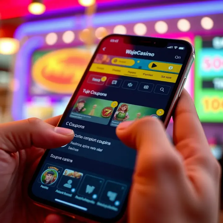 User interface showing coupon redemption options on a mobile betting app