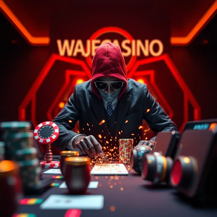 Visual representation of cyberattack targeting Nigerian online casino platform